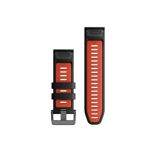 Curea Ceas Garmin Silicon Quickfit 26Mm Black/Flame Red 010-13281-06 - Img 2