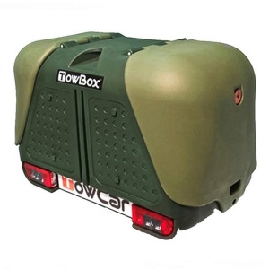 Cutie portbagaj pe carligul de remorcare Towbox V2 Verde - Img 2
