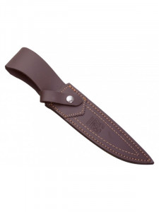 Cutit JOKER JABATO lama 14cm maner os gravat mistreti toc piele CT33