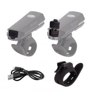 Far fata Force Flux 200 Lumeni USB negru - Img 2