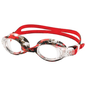 Finis - ochelari inot confortabili pentru copii (4-10 ani) Adventure Goggles - camuflaj rosu negru - Img 2