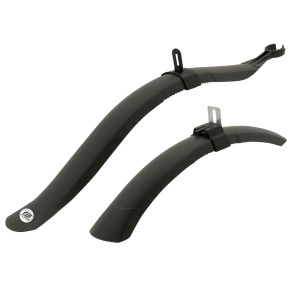 Force - set aparatori plastic bicicleta 16-20 inch - negru