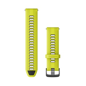 Garmin curea silicon - galben-fluo | negru pentru Forerunner 945/ 955/ 965