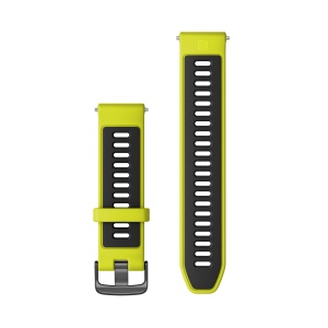 Garmin curea silicon - galben-fluo | negru pentru Forerunner 945/ 955/ 965 - Img 2