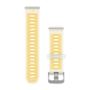Garmin - curea silicon - Quick Release 20 - Translucent bone I Mango cu hardware argintiu - Img 2