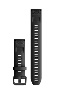 Garmin curea silicon - QuickFit 20 - neagra - extra lunga - Img 2