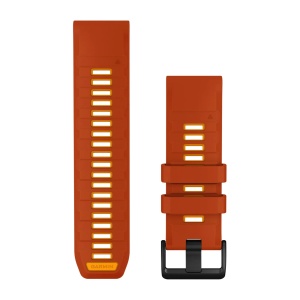 Garmin - curea silicon - QuickFit 26 watch band - Autumn Orange I Spark Orange