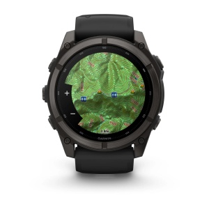 Garmin Fenix 9 AMOLED - 51 mm Titan DLC Carbon - Smartwatch Multisport Premium cu AMOLED - Img 7
