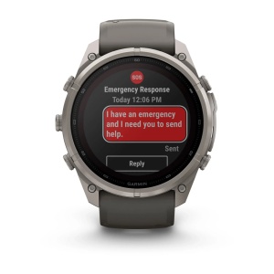 Garmin Fenix 9 Pro Solar inReach - 51 mm Titan Gray - Smartwatch Multisport Premium cu Ecran Solar - Img 5