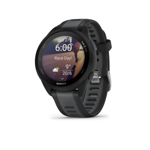 Garmin - Forerunner 165 ceas multisport cu GPS AMOLED - negru - gri Slate Grey - Img 2