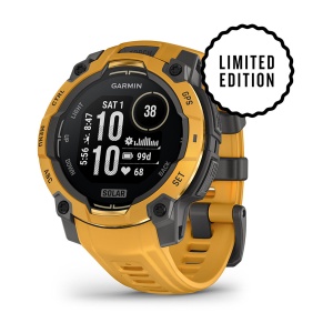 Garmin - Instinct 3 - 45 mm AMOLED - Black with Bolt Blue | Black Band - Img 39