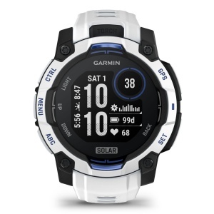 Garmin - Instinct 3 - 45 mm AMOLED - Black with Bolt Blue | Black Band - Img 49