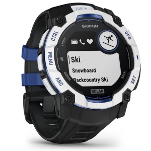 Garmin - Instinct 3 - 45 mm AMOLED - Black with Bolt Blue | Black Band - Img 129