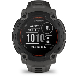 Garmin - Instinct 3 - 45 mm AMOLED - Black with Bolt Blue | Black Band - Img 169