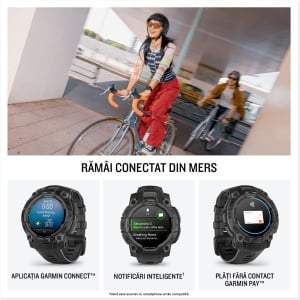 Garmin INSTINCT 3 - 45 mm AMOLED negru - smartwatch robust cu GPS - Img 10