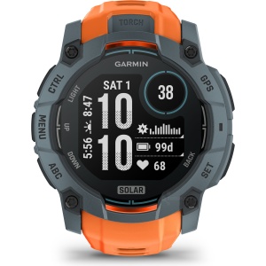 Garmin INSTINCT 3 - 50 mm Solar albastru Twilight - smartwatch robust cu GPS