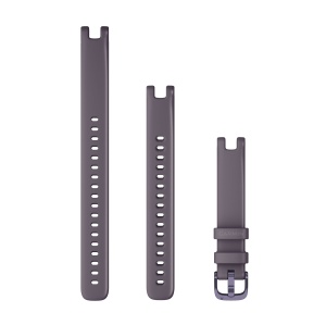 Garmin Lily curea silicon 14mm - mov Deep Orchid cu elemente metalice mov Midnight Orchid - Img 2