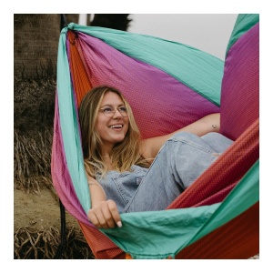 Hamac Unisex ENO DoubleNest Hammock Day to Night Orange - Img 4