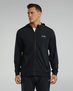 Hanorac TYR Tech Full Zip Hoodie - negru | echipament tehnic premium