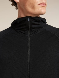 Icebreaker - hanorac - 150 MerinoFine Ace LS Zip Hoodie UPF - Black - L - Img 5