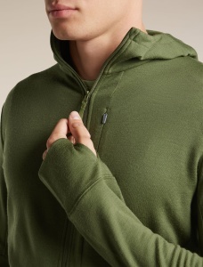 Icebreaker - hanorac - Merino 260 Quantum IV LS Zip Hood - Sphagnum - L - Img 6