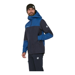 Jacheta Barbati Mammut Alto Guide HS Hooded Marine-Tschiel - Img 4