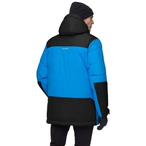 Jacheta Barbati Mammut Arctic In Hooded Parka Glacier Blue-Black - Img 2
