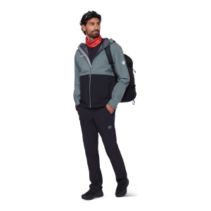 Jacheta Barbati Mammut Linard Light HS Hooded Black-Strata - Img 8