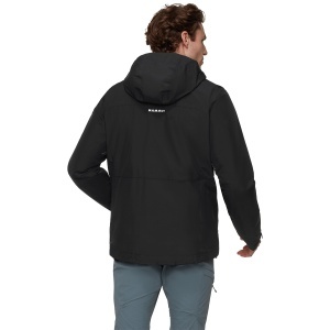Jacheta Barbati Mammut Treeline 3 In 1 Hs Hooded Black-Black - Img 2