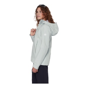 Jacheta Femei Mammut Crag HS Hooded Silver Sage - Img 4