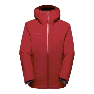 Jacheta Femei Mammut Ducan HS Hooded Dark Mammut Red - Img 2