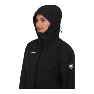 Jacheta Femei Mammut Linard Hs Thermo Hooded Black - Img 3
