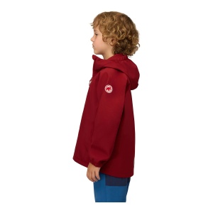 Jacheta Softshell Copii Mammut Ultimate Comfort SO Hooded Dark Mammut Red - Img 6