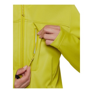 Jacheta Softshell Femei Mammut Ultimate VIII SO Hooded Acacia - Img 6