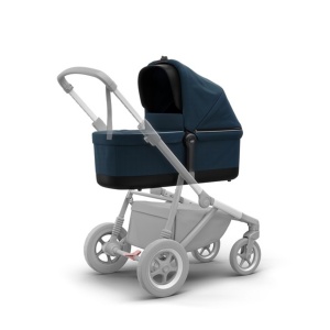 Landou, Thule, Sleek Bassinet, pentru caruciorul Thule Sleek Navy Blue - Img 6