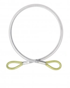 Lonjă de ancorare din oțel cu protecție Singing Rock Steel Lanyard I 100 - Img 3