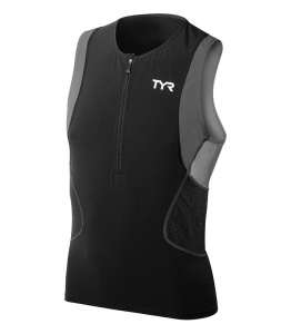 Maiou triatlon TYR Competitor bărbați - negru cu gri - Img 2