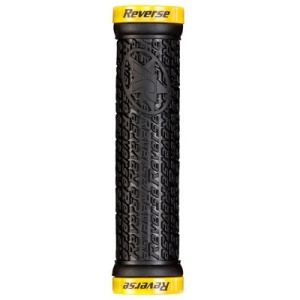 Mansoane Reverse Stamp Lock-On 135/30mm Negru/Galben