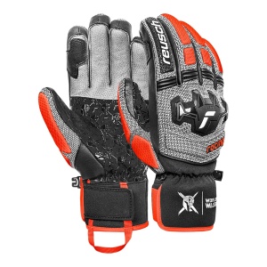 Manusi Schi Barbati Reusch Worldcup Warrior SC Black-Silver-Fluo Red