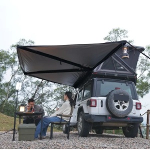 Marchiză auto 180°, pentru partea dreapta, cu design autoportant, acoperire 6,9 m², montaj rapid pentru SUV, pick-up și van, material Rip-Stop UPF50+, Wild Land - Img 2