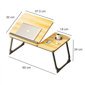 Masuta pliabila laptop, 55.3x24x32 cm, natur