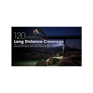 NITECORE HA13, LANTERNĂ 350 LUMENI, 120 METRI - Img 5