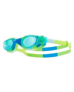 Ochelari înot TYR Vesi Youth Tie Dye - albastru/verde | DURAFIT, protecție UV