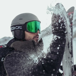 Ochelari ski electrofotocromatici React Swiss Sight 2.0 - neon/negru - Img 3