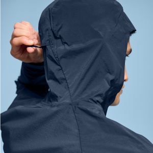 On Cloud - jacheta sport pentru barbati cu fermoar si gluga Core Jacket - albastru Denim Navy - Img 9