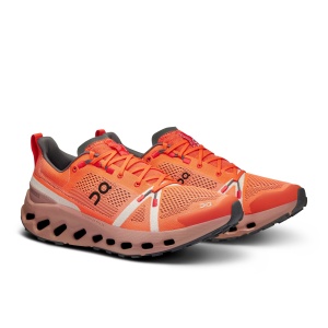 On - pantofi alergare trail - Cloudsurfer Trail - portocaliu roz Flame | Dustrose - Img 6