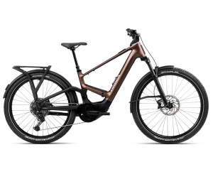 Orbea MUGA 30 (2026) - bicicletă electrică urbană - Metallic Rust | Diamond Black (Matt)