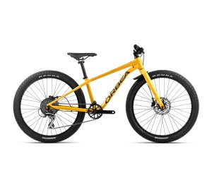 Orbea MX 24 TEAM DISC Mango (Gloss) - Black (Matt) - măsura 24 - bicicletă copii