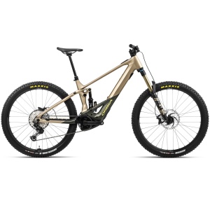Orbea WILD H10 - bicicleta electrica e-MTB Trail full suspension 29" - maro cu componente custom Fox Kashima