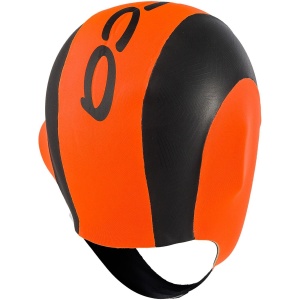 Orca - casca din neopren pentru inot Neo Thermal Swimcap - portocaliu negru - Img 2